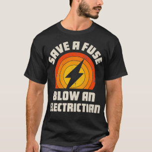 Sparen een zekering voor een electrische trui. t-shirt