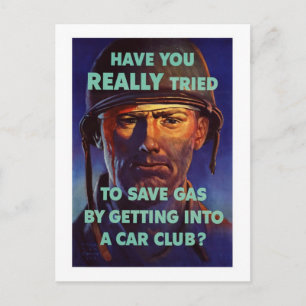 Sparen gas - WW2 Briefkaart