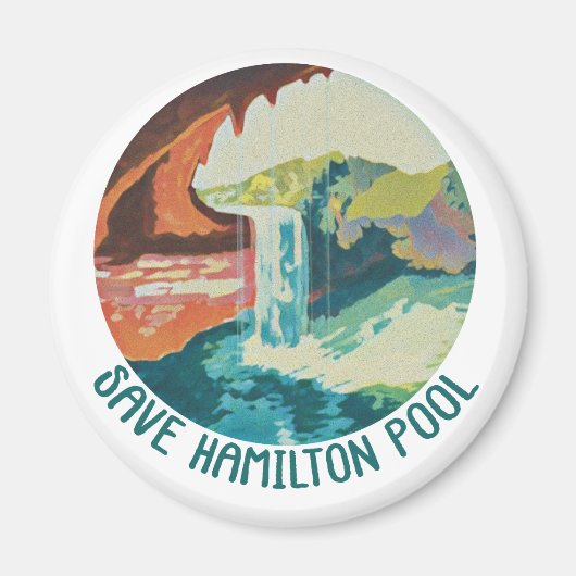 Sparen Hamilton Pool - Kitchen Magnet Magneet (Voorkant)