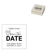 Sparen het Adres van de DatumTerugkeer Rubberstempel (Gestempeld)