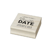 Sparen het Adres van de DatumTerugkeer Rubberstempel (Stempel)