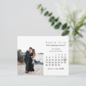 Sparen het Begin van het Roos van de Kalender van Briefkaart (Staand voorkant)