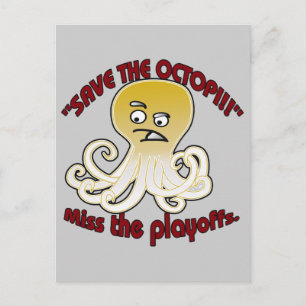 Sparen het Briefkaart Octopi