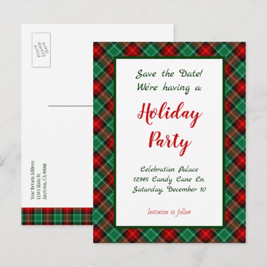 Sparen het Briefkaart van de Vergroenen van de Dat (Voorkant / Achterkant)