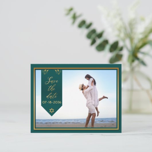 Sparen het Briefkaart van het Lijst van de Datum G (Staand voorkant)