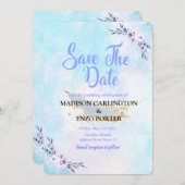 Sparen het Deeg van de Waterverf van de Datum Kaart (Voorkant / Achterkant)