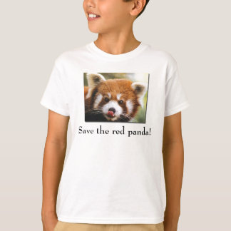 Sparen het Kind van Red Panda T-Shirt