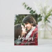 Sparen het Malplaatje van de Foto van de Datum sam Aankondigingskaart (Staand voorkant)