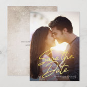 Sparen het Manuscript van de Zachte Handgeschreven Kaart (Voorkant / Achterkant)