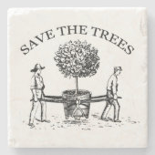 Sparen het Onderzetter van de Marmer van de Illust (Voorkant)