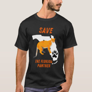 Sparen het Panther van Florida T-shirt