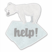 Sparen het Polaire Beer Sticker (Voorkant)