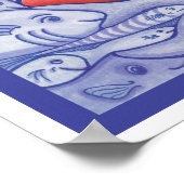 Sparen het Poster van de Fijne Vis van het Ref (Hoek)