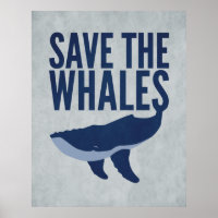 Sparen het Poster van de Walvissen