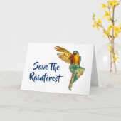 Sparen het regenwoud kaart (Gele Bloem)