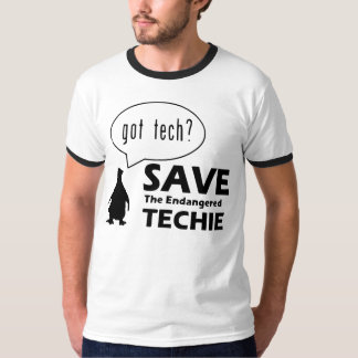Sparen het Verbruikte Shirt van de Techie