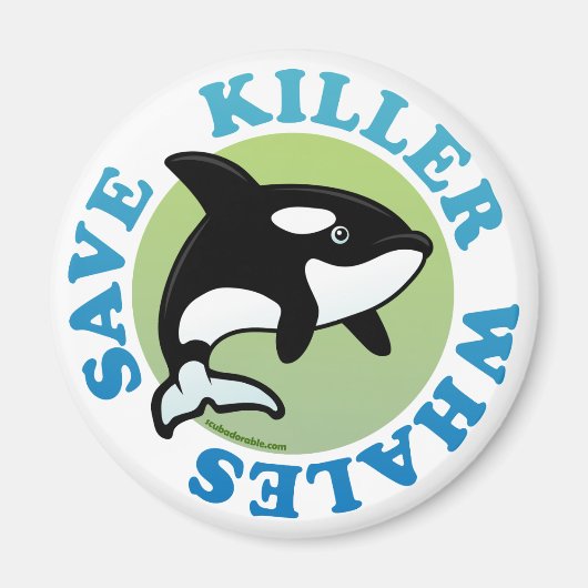 Sparen Killer Whales Magneet (Voorkant)