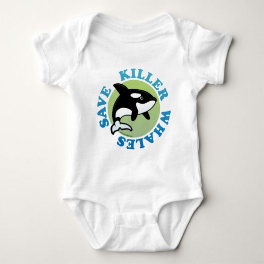 Sparen Killer Whales Romper (Voorkant)