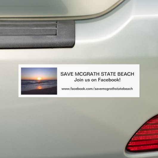 Sparen McGrath SB Bumpersticker 2 (Op auto)