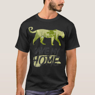 Sparen Mijn huis Verbedreigde Klimaatbescherming v T-shirt