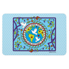 Sparen ons Planet_Flexible Magnet 6 x 4 inch Magneet