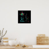 Sparen ons Poster van de Planet (Keuken)