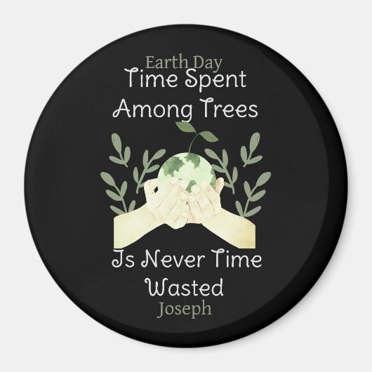 sparen onze aarde , aarddag , liefdesaarde , perso magneet (Voorkant)