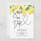 Sparen Onze Datum de Zomer van het Woensdag Kaart (Voorkant)