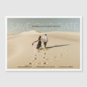 Sparen onze Datum Moderne NaamDetail de Kaart van  (Voorkant)