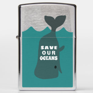 Sparen onze oceanen Milieukunstwalvis