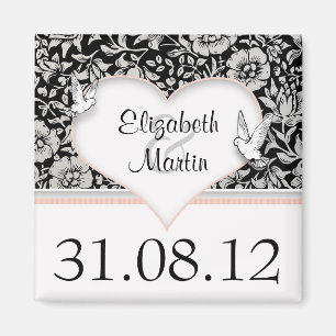 sparen op de datum dat liefdesduiven van vogels ho magneet