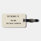 Sparen Pterodactyl - bagagelabel (Achterkant horizontaal)