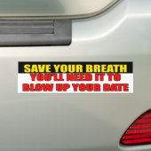 Sparen Uw Bumpersticker van de Grote (Op auto)