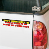 Sparen Uw Bumpersticker van de Grote (Op Truck)