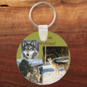 Sparen Wolven Sleutelhanger (Voorkant)