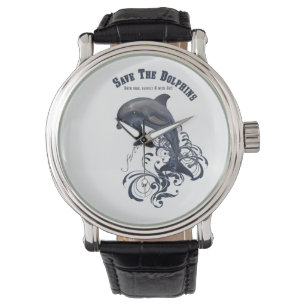 SparenTheDolphins - de rist Horloge