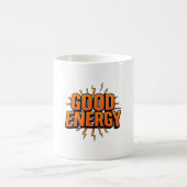 Spark goede energie met Retro Lightning Icon Mok (Center)