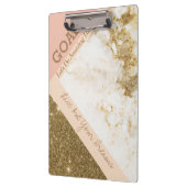 Spark Gold Pink Marble Klembord (Links)