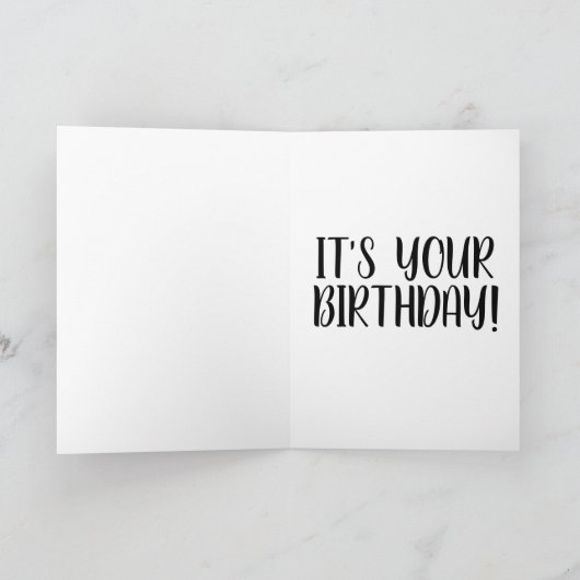 SPARKEL HET IS UW BIRTHDAY-KAART KAART (Binnen)