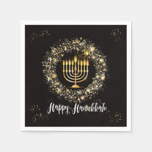 Sparkelende Menora Hanukka Servet