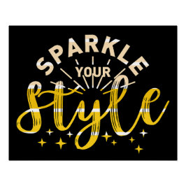 SPARKER UW STIJL PERFECT POSTER