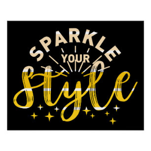 SPARKER UW STIJL PERFECT POSTER