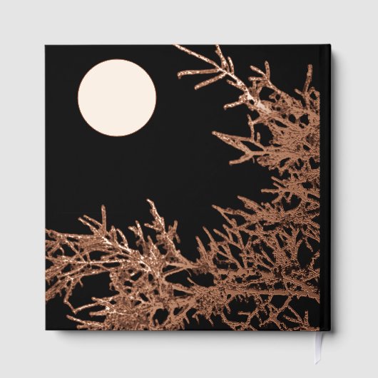 Sparking Crystal Tree In Moonlight (Verso)