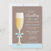 Sparking New Baby Sip en zie Uitnodiging (Voorkant)