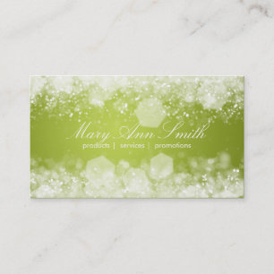 Sparking Night Lime Green Professional Visitekaartje