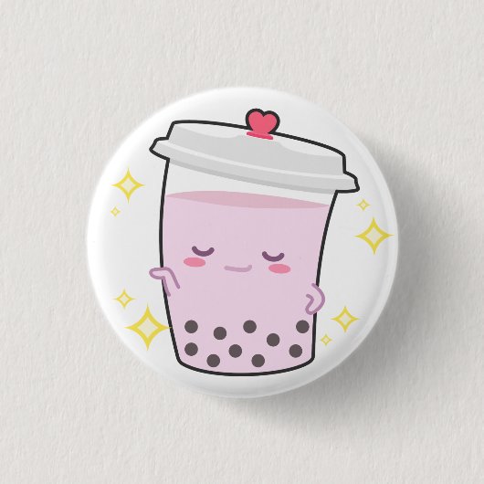 Sparking Nika Button Pin (Voorkant)