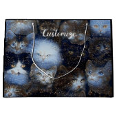 Sparkings chats Grand sac cadeau (Devant)