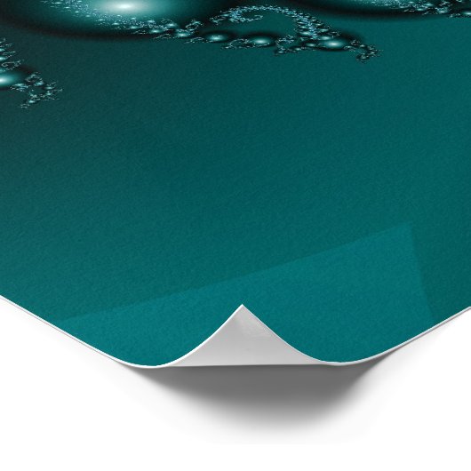 Sparkle 3 Abstracte Fractal Fine Art Poster (Hoek)