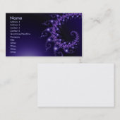 Sparkle 3 Abstracte Fractal Fine Art Visitekaartje (Voorkant / Achterkant)