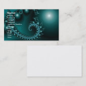 Sparkle 3 Abstracte Fractal Fine Art Visitekaartje (Voorkant / Achterkant)